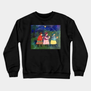 christmas three wise grannies Crewneck Sweatshirt